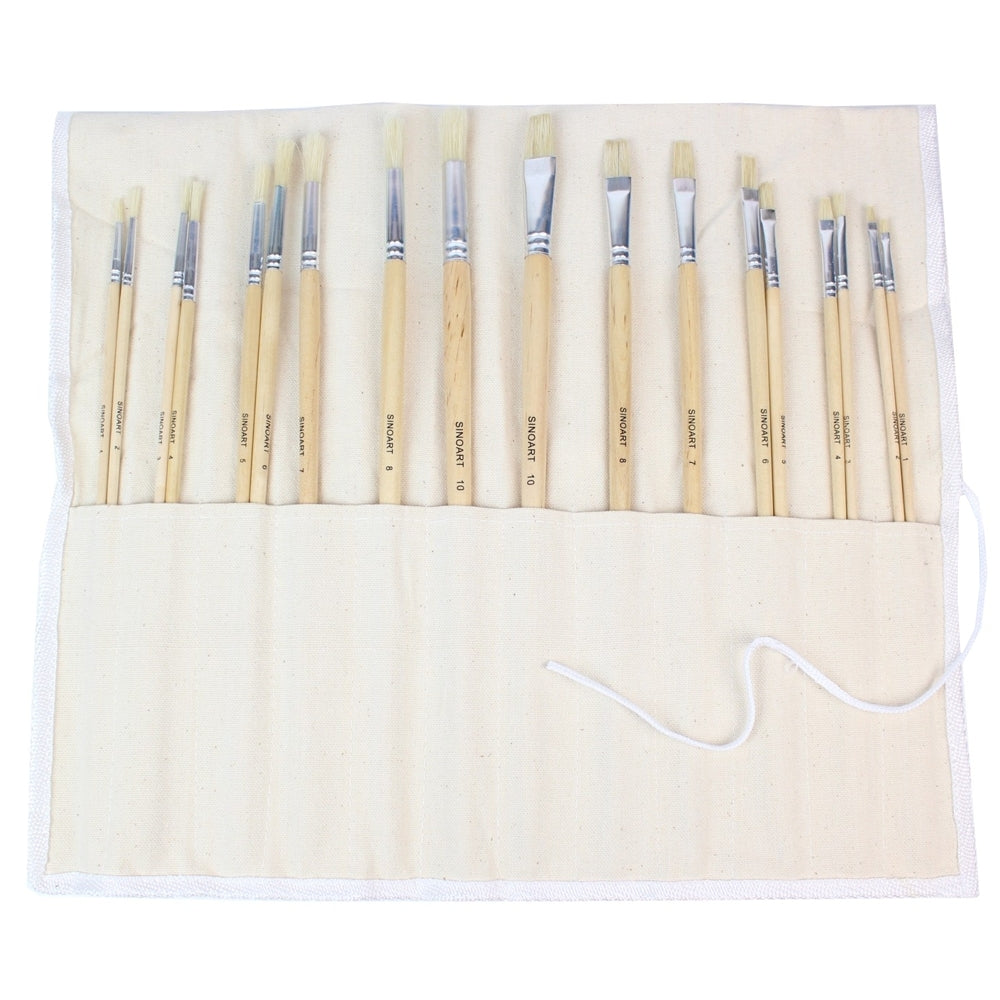 kit de Pincéis Cromacolor Acrílico e Óleo c/18